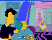 Shocked Season 3 GIF by The Simpsons