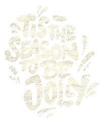 Christmas Calligraphy Sticker