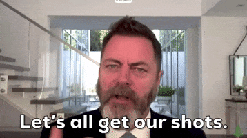 Nick Offerman Vaccines GIF by GIPHY News