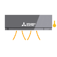 Mitsubishi_Electric_France ac clim mitsubishi electric climatisation Sticker