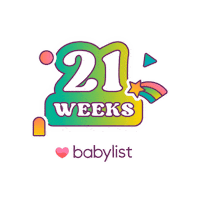 Baby 21 Weeks Pregnant Sticker by Babylist
