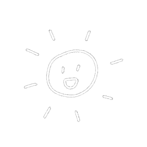 bluemaomao sunny 太陽 bluemaomao 藍毛毛 Sticker