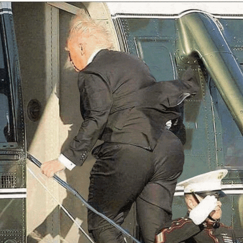 donald trump gas GIF