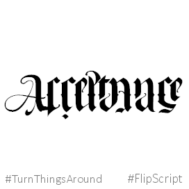 ambigrams GIF by FlipScript