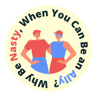 Safe Space Ally Sticker by Update Status