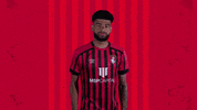 Celebrating I See You GIF by AFC Bournemouth