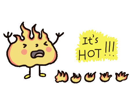 fire Sticker by cypru55