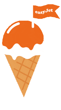 Ice Cream Summer Sticker by easyJet