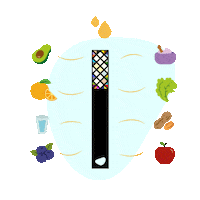 vivooapp water health wellness listen Sticker