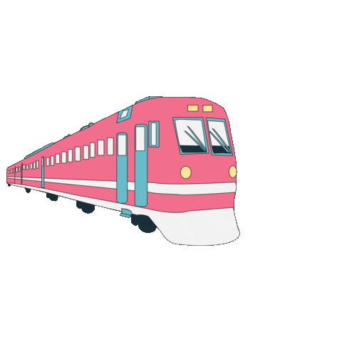 Zug Sticker by Kugelzwei