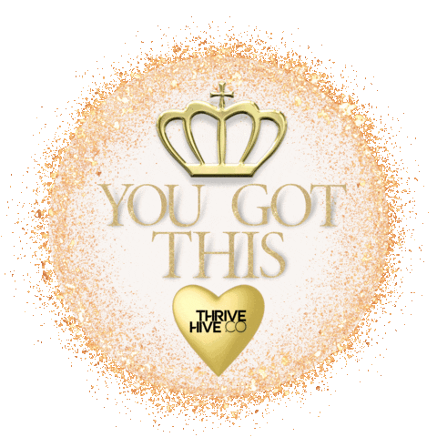 ThriveHiveCo test life queen support Sticker