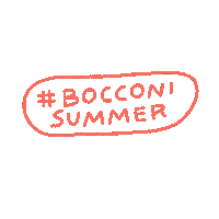 Summer School Sticker by Bocconi University