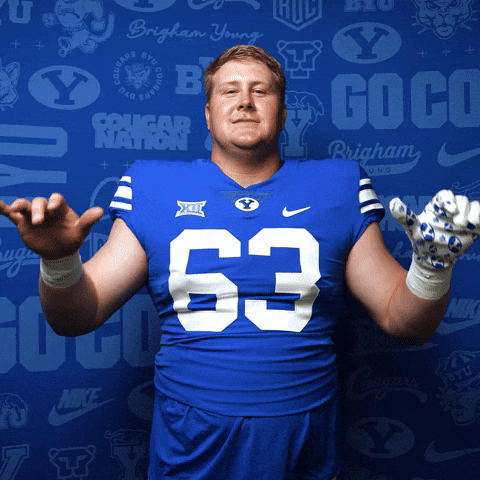College Football Go Cougs GIF by BYU Cougars