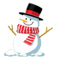 Winter Snowman Sticker
