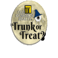 Full Moon Halloween Sticker by Old Dominion Realty