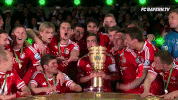 trophylift GIF by FC Bayern Munich