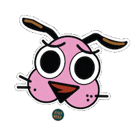 Dog Courage Sticker