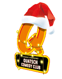 On Stage Logo Sticker by Quatsch Comedy Club