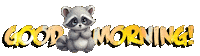 Good Morning Fox Sticker