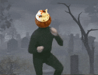 voodoodoughnut dance halloween pumpkin voodoo GIF