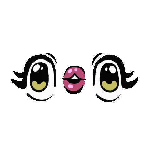 Face Reaction Sticker by Chloe the Illustrator