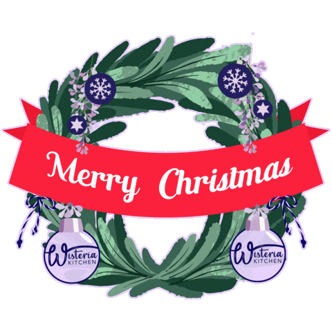 Merrychristmas Sticker by Wisteria Kitchen