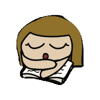 Book Sleeping Sticker