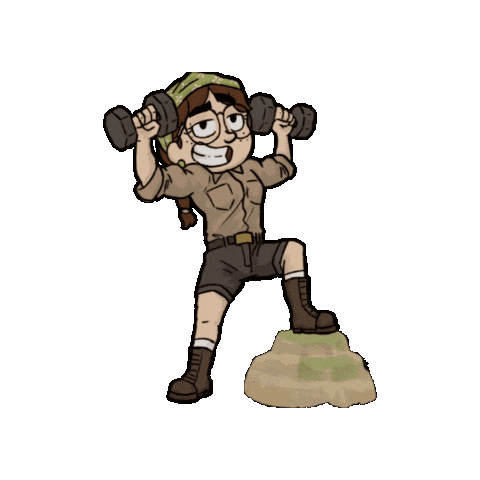 Dumbbells Girls Who Lift Sticker by Pepper Steps