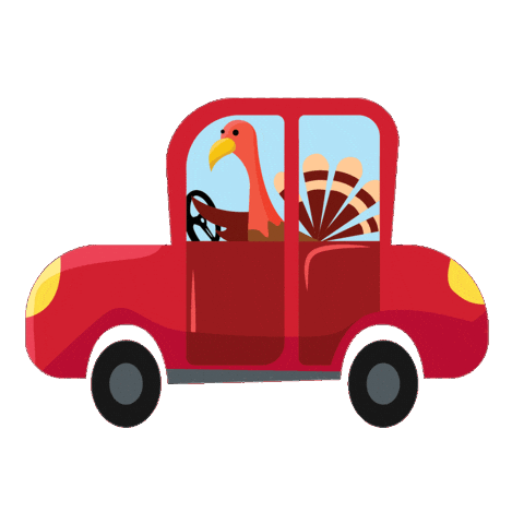 Thanksgiving Turkey Sticker by Discount Tire