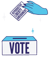 Pro Choice Vote Sticker by ReproLibertyVermont