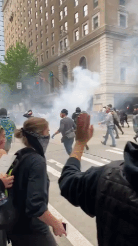 Police Deploy Tear Gas and Stun Grenades to Disperse Seattle Protesters