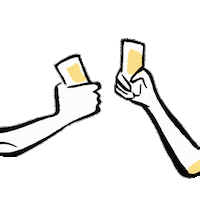 Drink Celebrating Sticker
