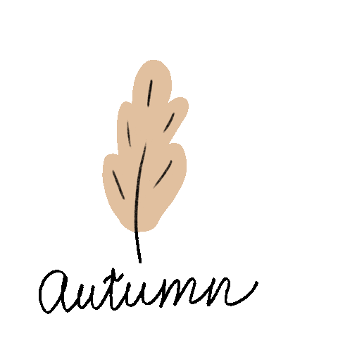 Text Fall Sticker