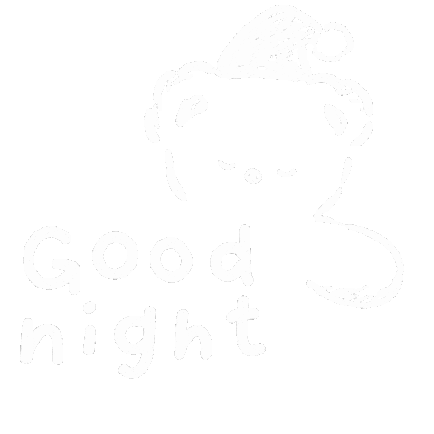 Bear 寝る Sticker