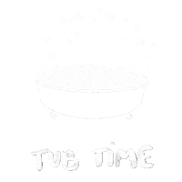 Tub Time Bubbles Sticker