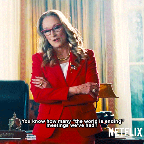 lapriestly giphyupload president meryl streep dont look up GIF