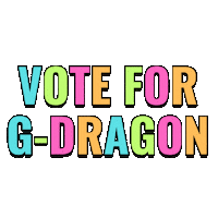 Vote For Gd Sticker