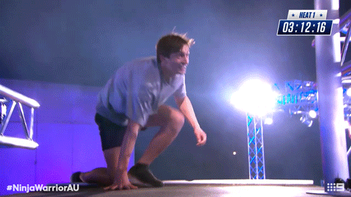 channel 9 buzzer GIF by Australian Ninja Warrior