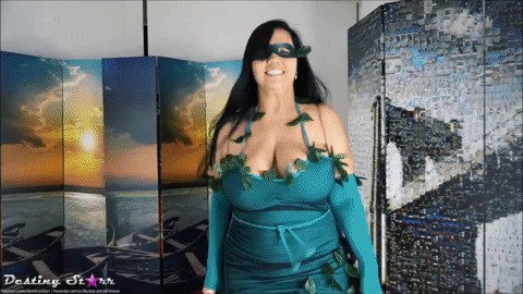 poison ivy cosplay GIF