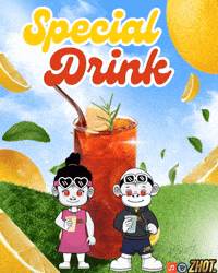 Cool Drink GIF by Zhotcita