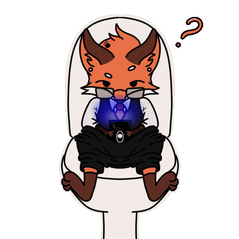 Fox What Sticker
