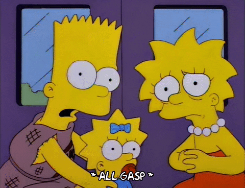 taking you away bart simpson GIF