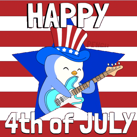 United States Penguin Sticker by Pudgy Penguins