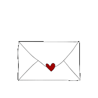 Letter Hari Sticker by Day and Night
