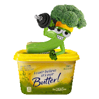 Gym Eat Sticker by I Can’t Believe It’s Not Butter