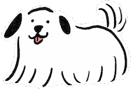Happy Dog Sticker
