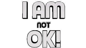 I Am Not Ok Sticker by OpticalArtInc.