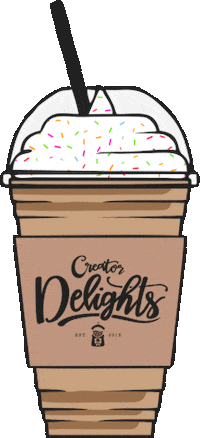 creatordelights coffee candy creator coffeeshop Sticker