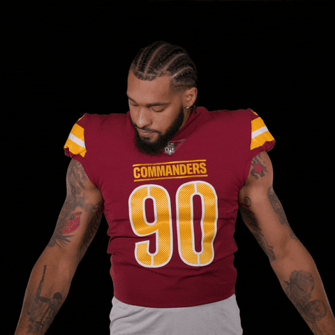 Football Sport GIF by Washington Commanders