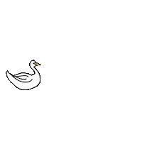 Orlando Swan Sticker by Pulptown